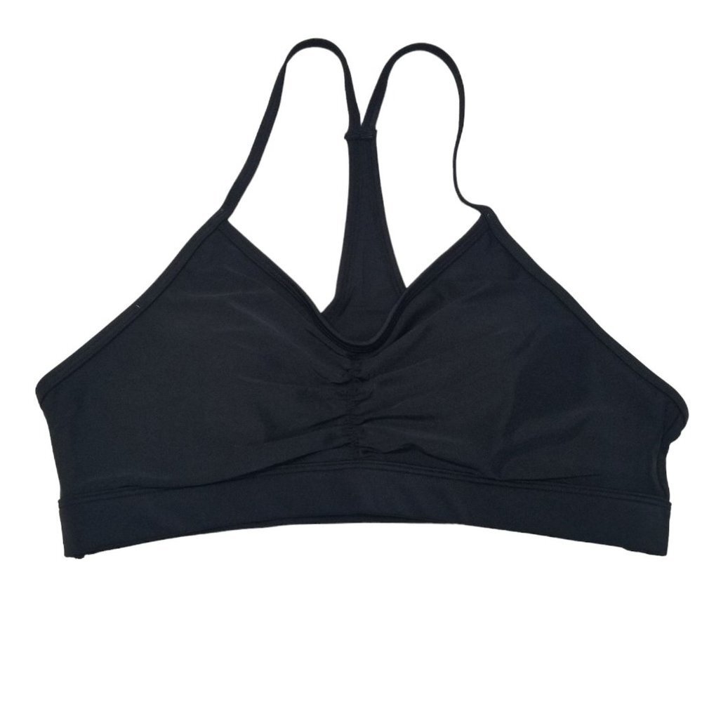 NEW SHEIN Comfy Racerback Sports Bra Color Black Size 0XL